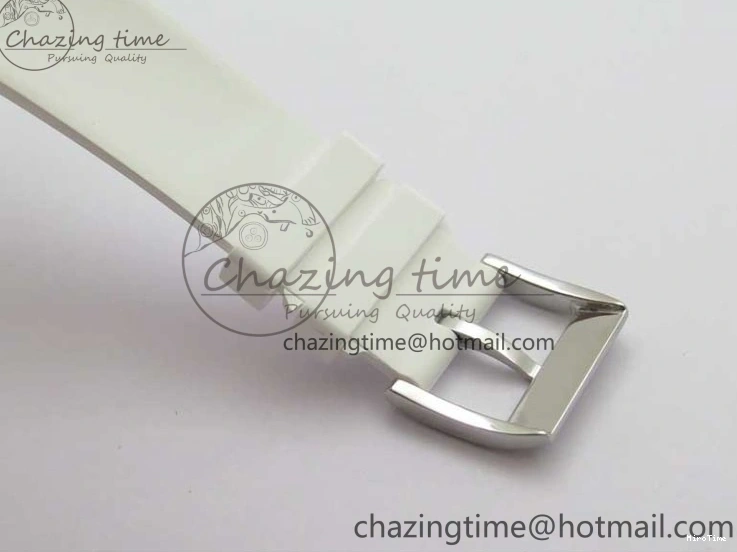 MiroTime 0129 Durable Submariner Phantomlab Transparent KZF Best Edition Blue Moon Dial on White Rubber Strap VR 2564